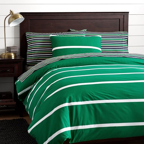 Pottery Barn Teen Other - PB Teen Twin Duvets-Boathouse Stripe Green
2 Available- selling separately
